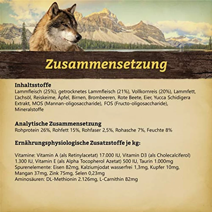 Wolfsblut Range Lamb, 12,5 kg Hundefutter mit Lammfleisch, getreidefrei und ohne künstliche Zusätze – Bild 3