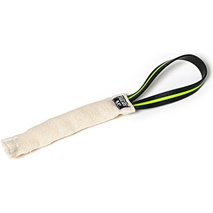 JULIUS K-9 Beisswurst aus Baumwolle-Nylon, robust, 20 cm x 3 cm, mit Handschlaufe, verschiedene Farben – Bild 1