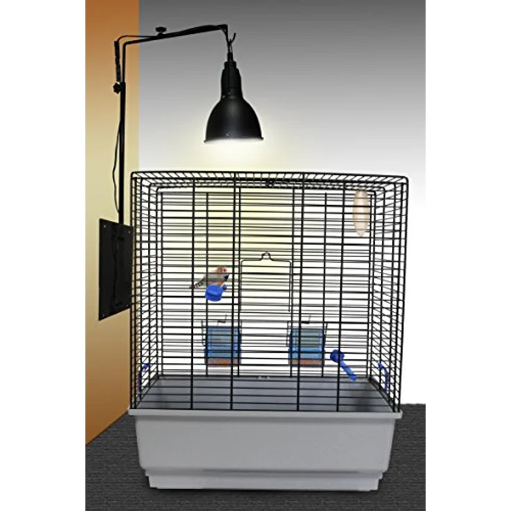 Lucky Reptile HTRP-1 Thermo Socket plus Reflector, porzellanfassungs Reflektorleuchte mit Steckverbindung, Schwarz, für E27 Leuchtmittel bis 300 W – Bild 3
