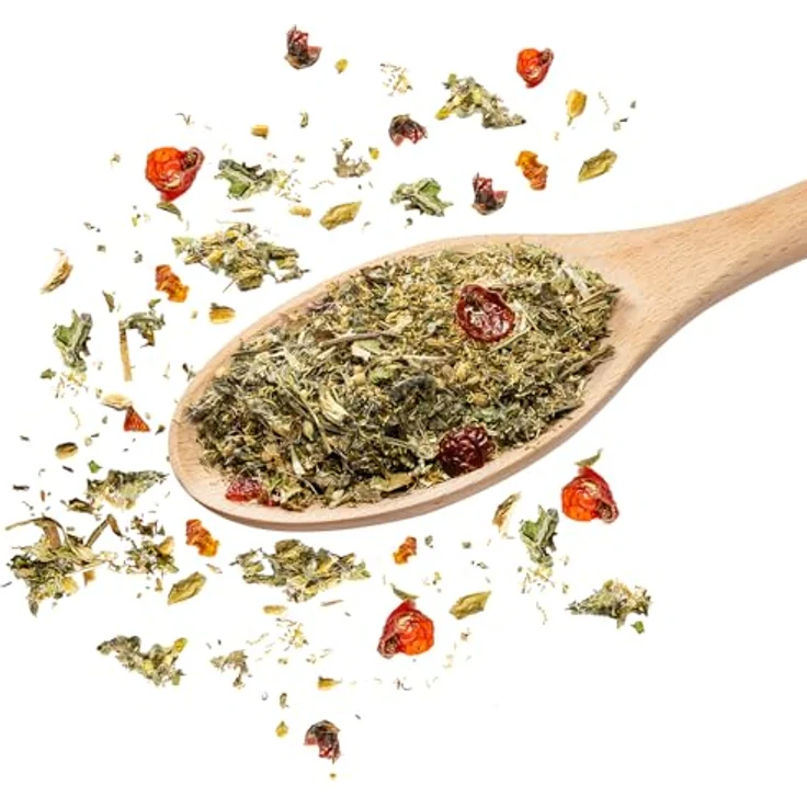AniCanis Bio Leberzwerge, getrockneter Kräutermix für Hunde zur Leberdiät, 100% vegan, 100g, vom Tierheilpraktiker – Bild 2