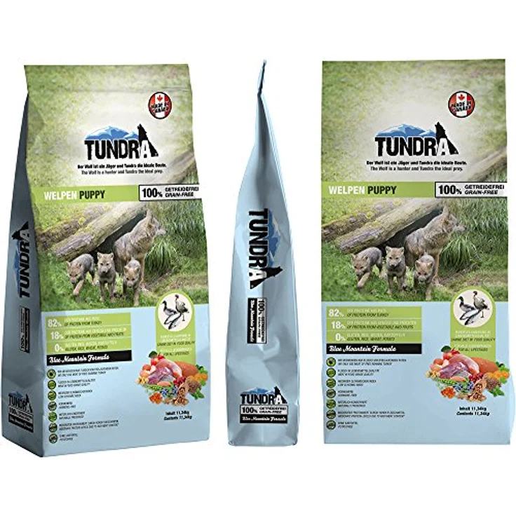Tundra Dog Puppy, Trockenfutter für heranwachsende Hunde, 11,34 kg, getreide- und zuckerfrei – Bild 2