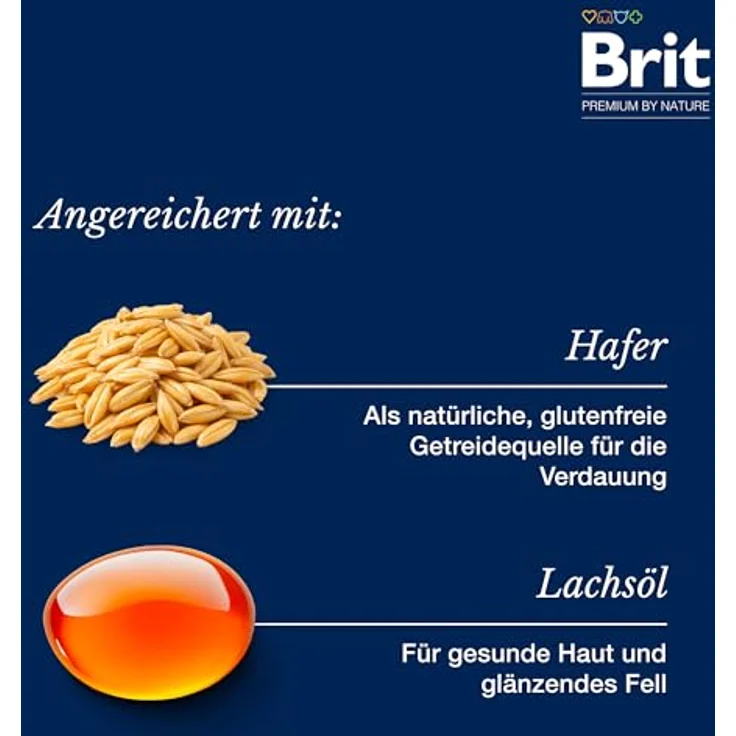 BRIT Premium by Nature Adult M Hundefutter, mit Huhn, Äpfeln und Mais, 15 kg – Bild 6