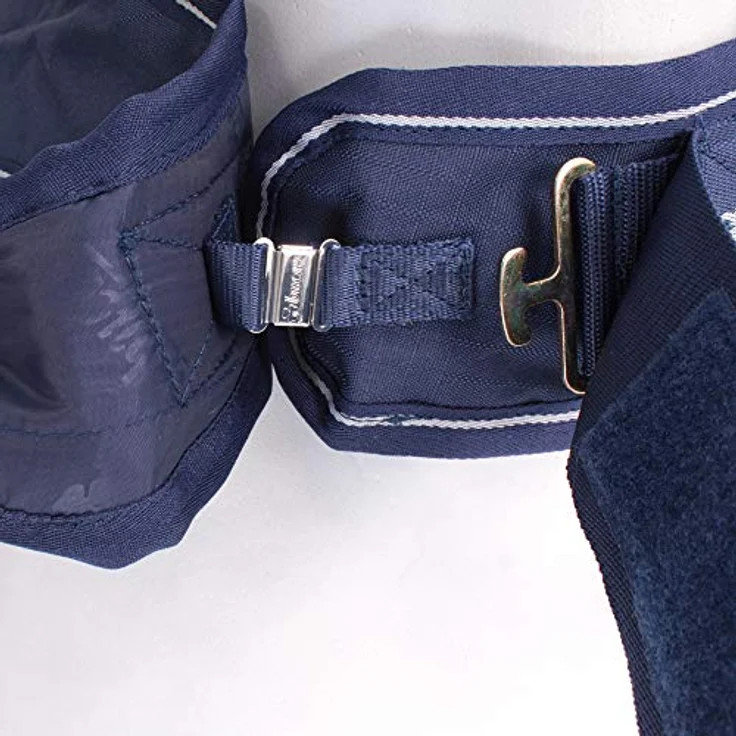 Bucas Walker Rug 50g, Wasserdichte Nierendecke in Navy/Silver, Größe 155 – Bild 5