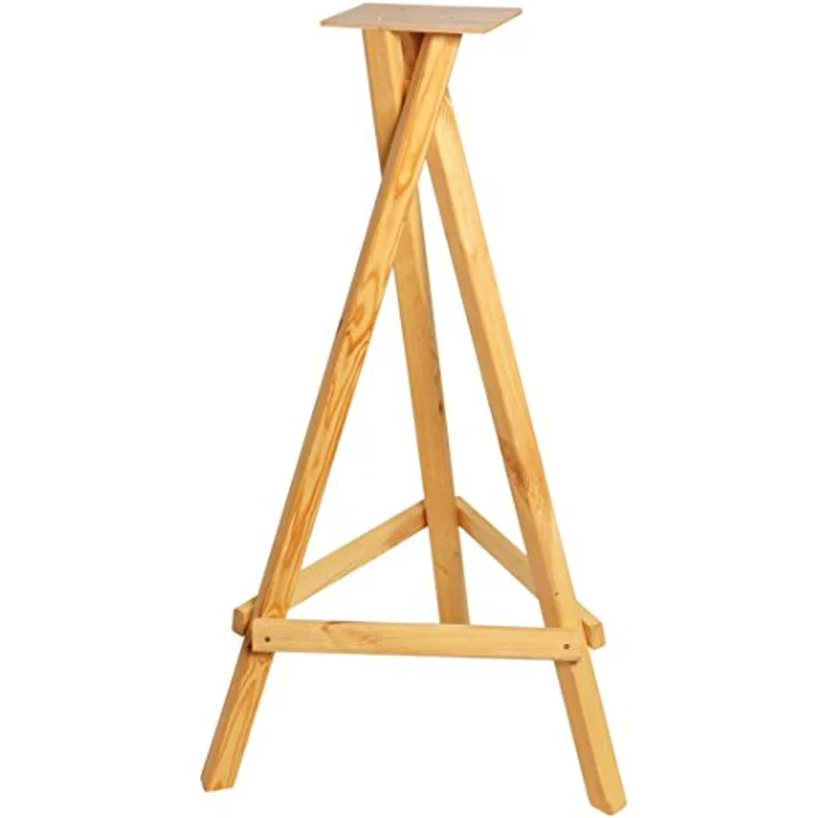 dobar 33310FSC FSC-Winterfutterhaus-Ständer aus imprägniertem Kiefernholz dreibeinig, 60 x 60 x 90 cm – Bild 2