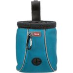 TRIXIE Snacks Twist Treat, Leckerlibeutel mit Drehverschluss und Müllsackspender, Ø 11 × 14 cm, schwarz