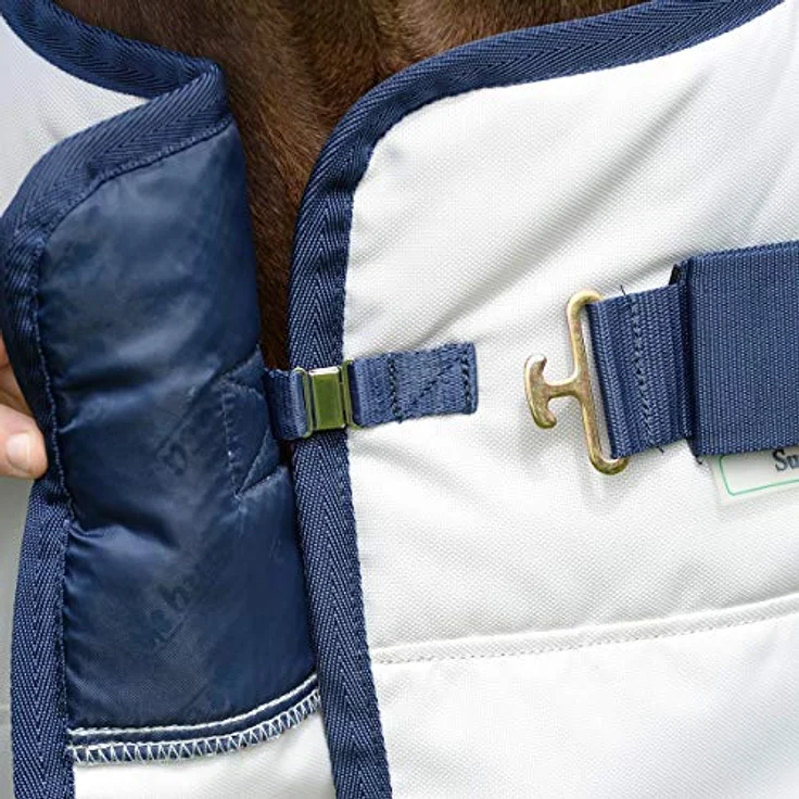 Kerbl Bucas Sun-Shower 165, silberne Pferdedecke mit Rückenlänge 165 cm – Bild 4