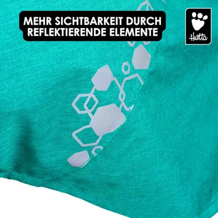 Hurtta Monsoon Coat II Hundemantel ECO, wasserdichter Regenmantel mit verstellbarem Gurtband, BlackBerry, 35 cm – Bild 5
