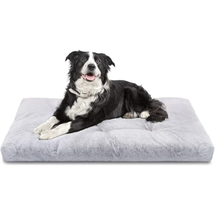 Nobleza Großes waschbares Hundebett, Anxiolytik, rutschfeste Unterseite, Maschinenwaschbar, 95 x 60 x 10 cm, L – Bild 1