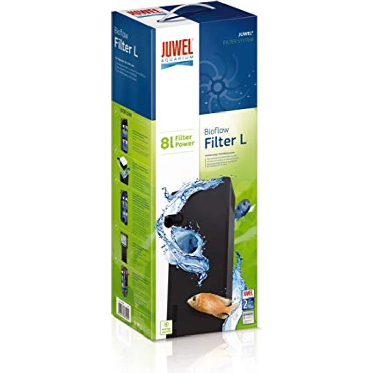 Juwel Aquarium Bioflow Innenfiltersystem L, Großes Filtervolumen mit Doppelstromprinzip für Aquarien ab 60 cm Höhe bis 400 Liter, inkl. Pumpe Eccoflow 1000 – Bild 5