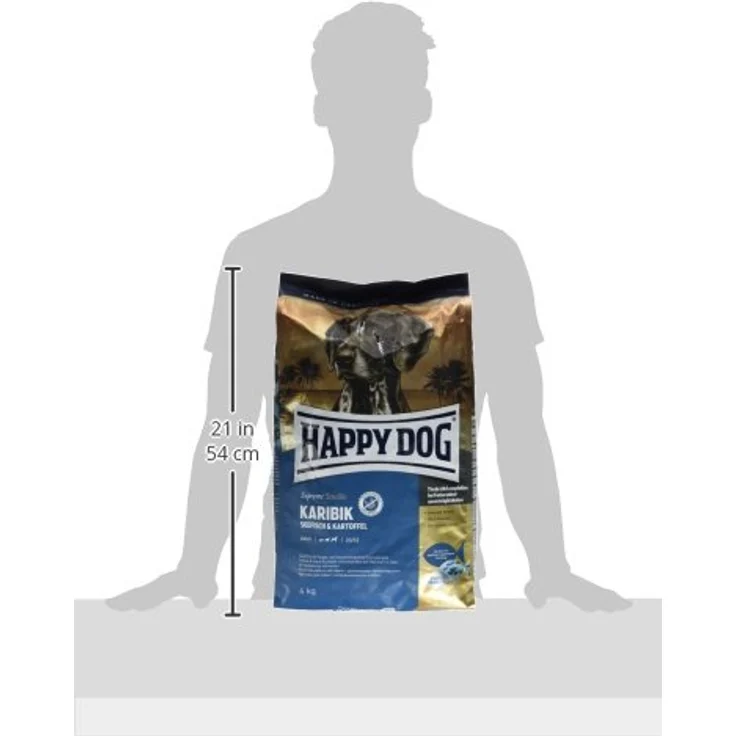 Happy Dog Supreme Sensible Karibik, Getreidefreies Trockenfutter mit Mono-Protein für ausgewachsene Hunde, 4kg – Bild 3