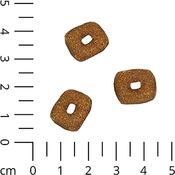 Schecker Weiche Ringe, Halbfeuchtes Trockenfutter für Ausgewachsene Hunde mit Geflügel, Reis und Gemüse, 1,5 kg – Bild 3