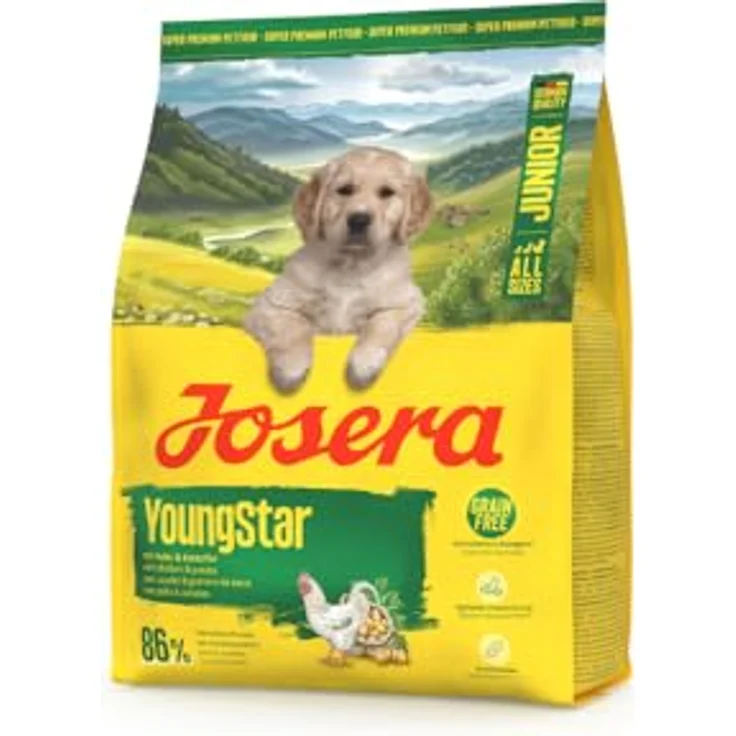 Josera Junior YoungStar, Hunde-Trockenfutter für junge Hunde ab 6 Wochen, getreidefrei, 900 g – Bild 6
