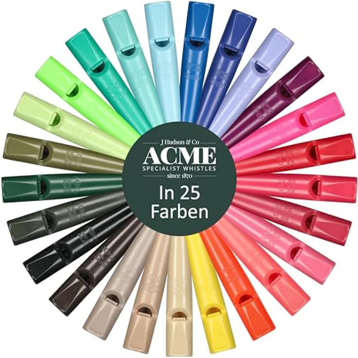 ACME Hundepfeife No. 210,5, Laut und weitreichend, Frequenzstandardisiert, inklusive GRATIS Pfeifenband, Snorkel Blue – Bild 3