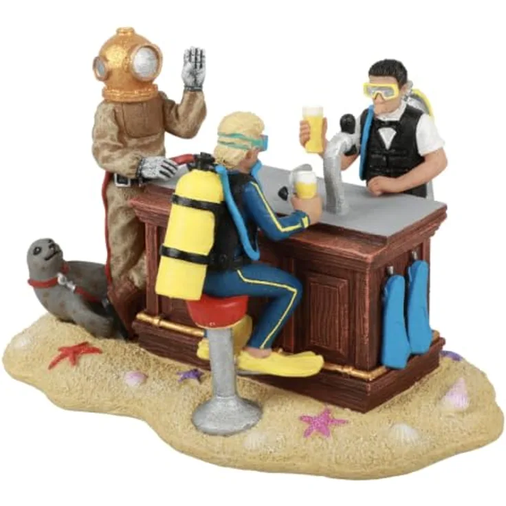 Europet Scuba Bar, Aquarium Dekoration aus Polyesterharz, unterwasserbar für Süß- und Meerwasser, humorvolle Gestaltung
