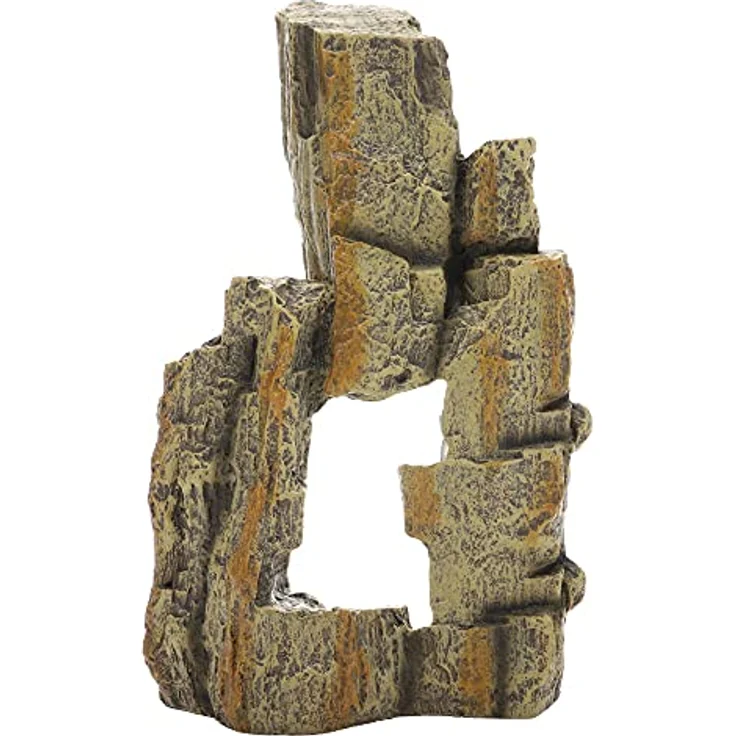 HOBBY Terrariendeko Fossil Rock, naturnaher Felsen aus Polyresin, 2,15x6x18 cm, leicht zu reinigen und langlebig – Bild 2
