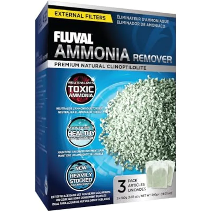 FLUVAL Aquariumfilter Ammoniak-Entferner, 540 g zur effektiven Schadstoffreduzierung