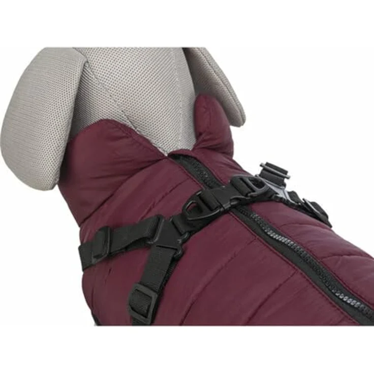 TRIXIE Hundemantel Geschirr-Wintermantel Pirou sangria, wasserabweisend, verstellbare Beinschlaufen, Materia: Polyester – Bild 8