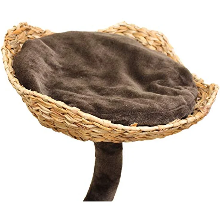 CROCI Natural Magnolia Kratzbaum für Katzen, 3 Aussichtplattformen, 45x45x99 cm, aus Naturmaterialien, Sisalstamm – Bild 5
