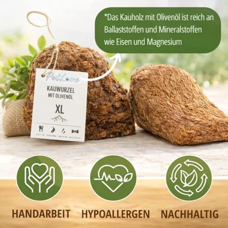PetLove Kauwurzel für Hunde aus Baumheide, hypoallergenes Kauspielzeug, L (450-699g) ohne Zusätze und Chemie, für große Hunde – Bild 5