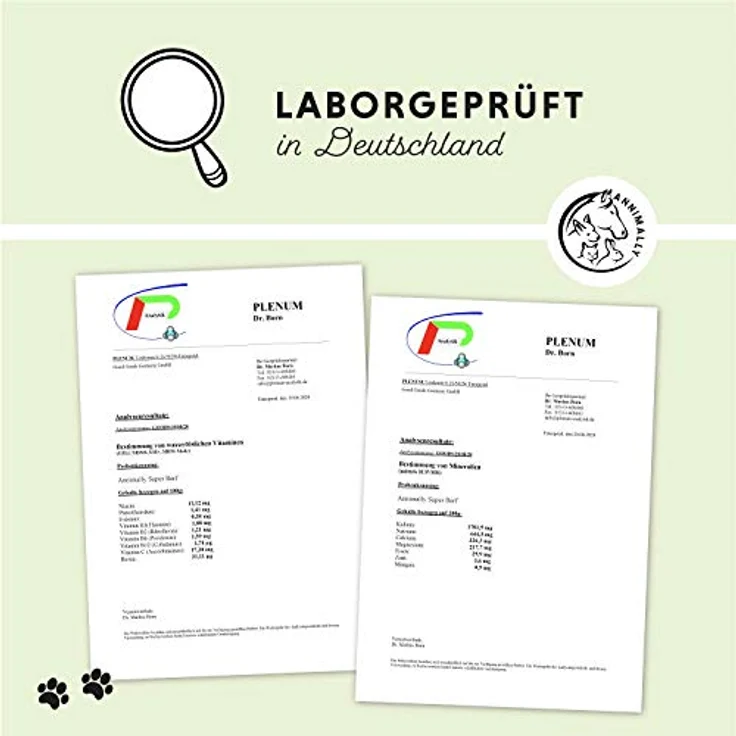 Annimally Super Barf Complete, 1 kg Barf Zusatz Pulver für Hunde mit Vitaminen, Mineralien und natürlichen Inhaltsstoffen, ideal für alle Altersstufen – Bild 5