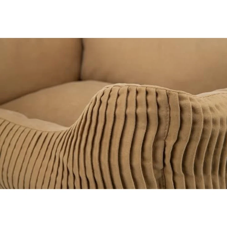 TRIXIE Tierbett Bett Marley ocker für Hunde, rutschfester Boden, waschbar, Canvas – Bild 4
