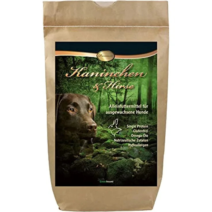 Schecker Trockenfutter Kaninchen & Hirse, Premium Hundefutter mit spezieller Kräutermischung, glutenfrei und hypoallergen, 3 kg