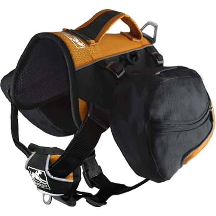 Kurgo Hunderucksack Baxter, leicht und strapazierfähig mit ergonomischer Unterstützung und anpassbaren Einstellpunkten – Bild 1
