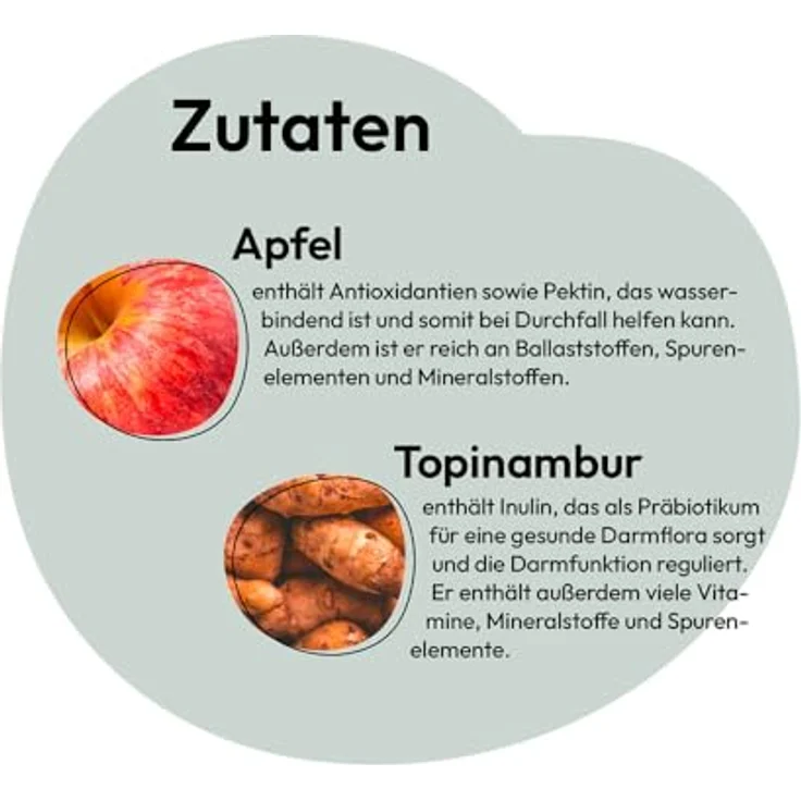 GRAU Trockengemüsemischung mit Obst zum BARFen für Hunde, Mischung Nr. 1, magen- und darmschonend, 500 g – Bild 4