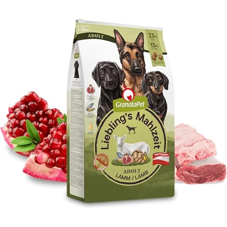 GranataPet Liebling´s Mahlzeit Adult Lamm, Hunde-Trockenfutter mit wichtigen Vitaminen, 10kg – Bild 2