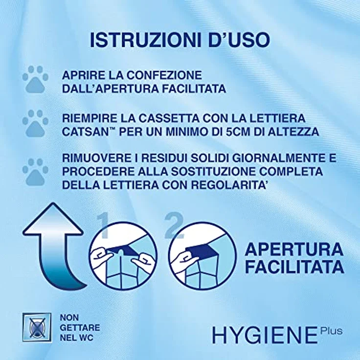 Catsan Hygiene Katzenstreu, 4 x 10 l, nicht klumpend mit Aktivkohle und hervorragender Geruchsvorbeugung – Bild 3