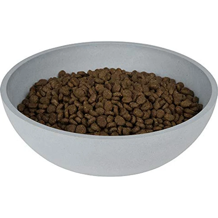 District 70 Bamboo Hundenapf, Eisblau, Large 21 x 21 x 6,3 cm (1.600 ml), spülmaschinenfest, mit rutschsicherem Silikonring – Bild 5