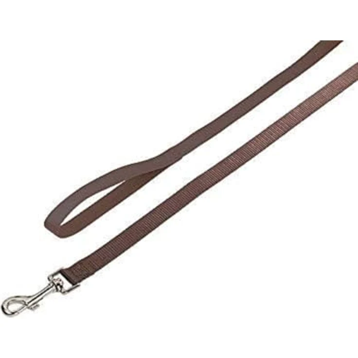 Nobby Leine Classic, braun, Nylon, L: 120 cm, B: 15 mm, 1 Stück – Bild 2