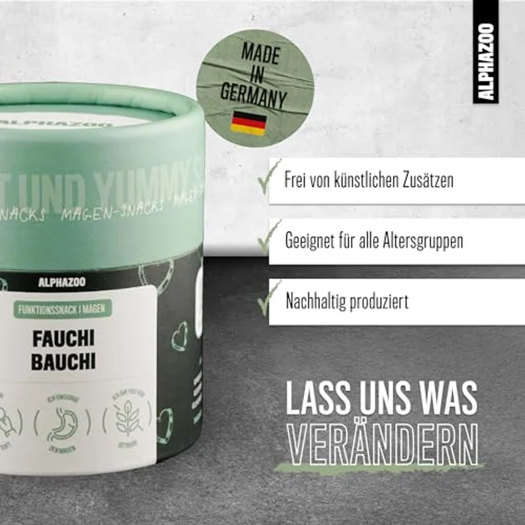 alphazoo Fauchi Bauchi 60g, Weiche Hunde-Leckerli zur Unterstützung von Magen & Darm, für empfindliche Verdauung, bei Durchfall und Blähungen – Bild 5