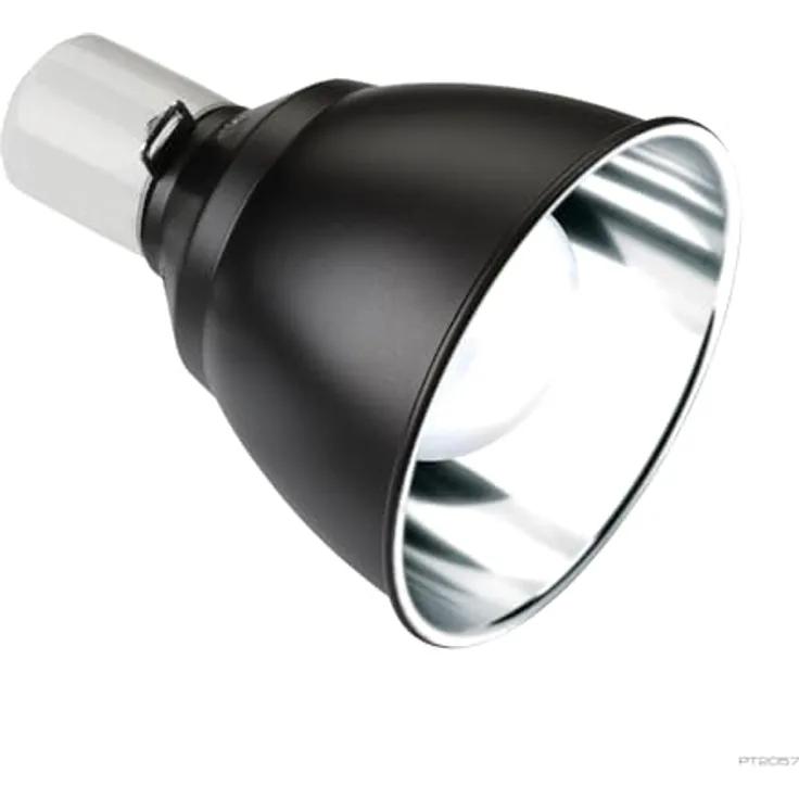 Exo Terra Lampenständer für Reptile und Amphibien, 150 W mit poliertem Kuppelreflektor und 180-cm-Netzkabel