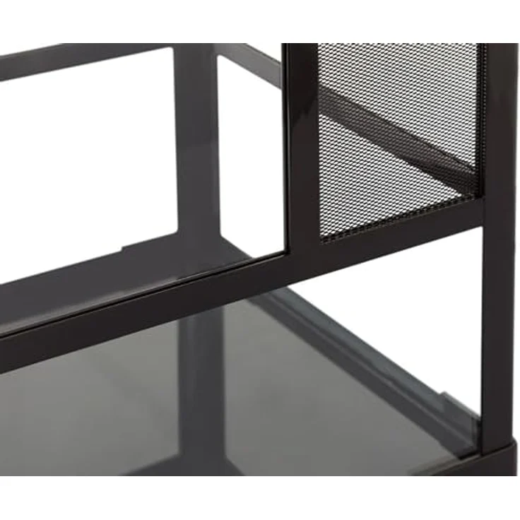 ReptiZoo Glasterrarium 30x30x45 cm, Terrarium mit Schwenktüren und einzigartiger Ventilation, zerlegbar – Bild 5