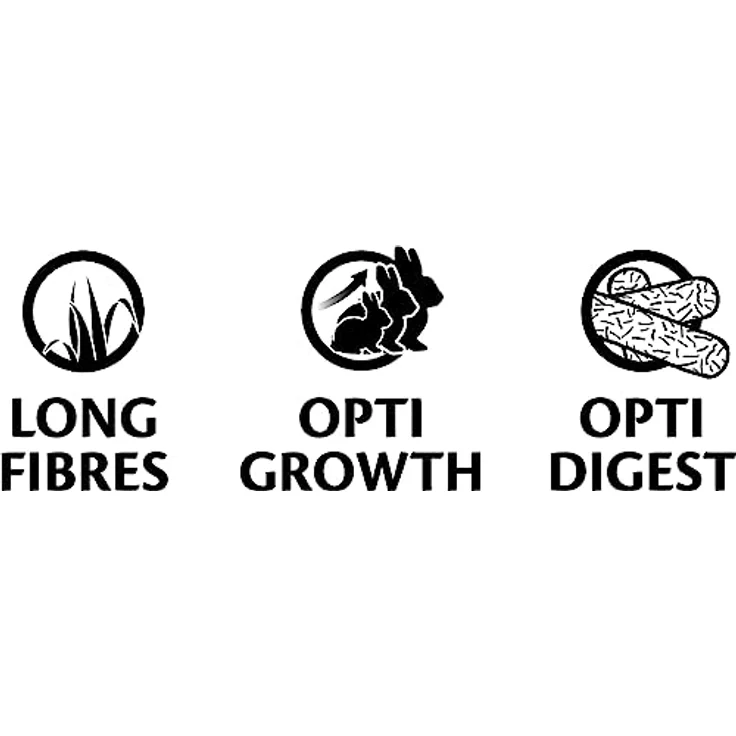 Versele-Laga Complete Cuni Junior, Extrudiertes Alleinfutter für (Zwerg-) Kaninchen bis 8 Monate, 1,75kg - reich an Eiweiß und Ballaststoffen, unterstützt gesundes Wachstum und Zahnbedarf – Bild 5