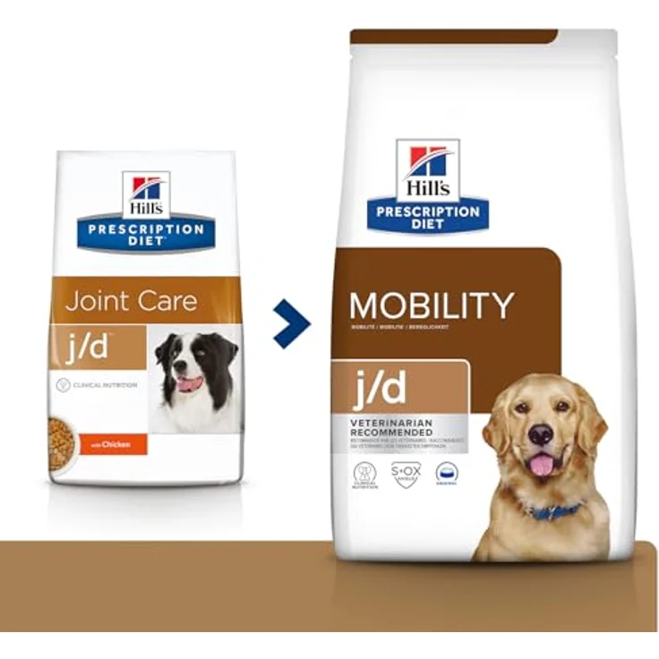 Hill's Prescription Diet j/d Huhn, Trockenfutter für Hunde zur Förderung der Gelenkgesundheit, 12 kg – Bild 2