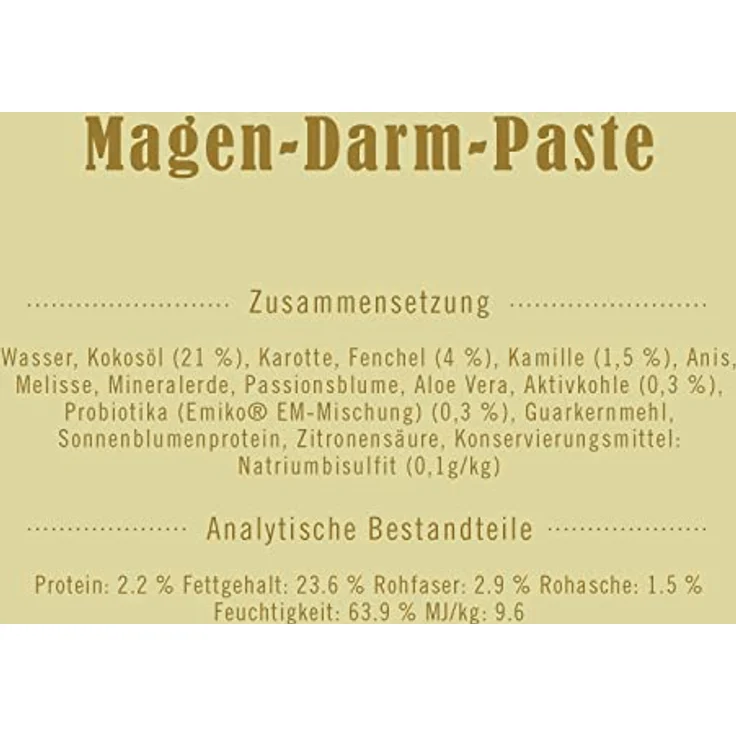Terra Canis Magen-Darm-Paste mit Probiotika, Nahrungsergänzung zur Unterstützung der Darmflora, 250ml – Bild 3