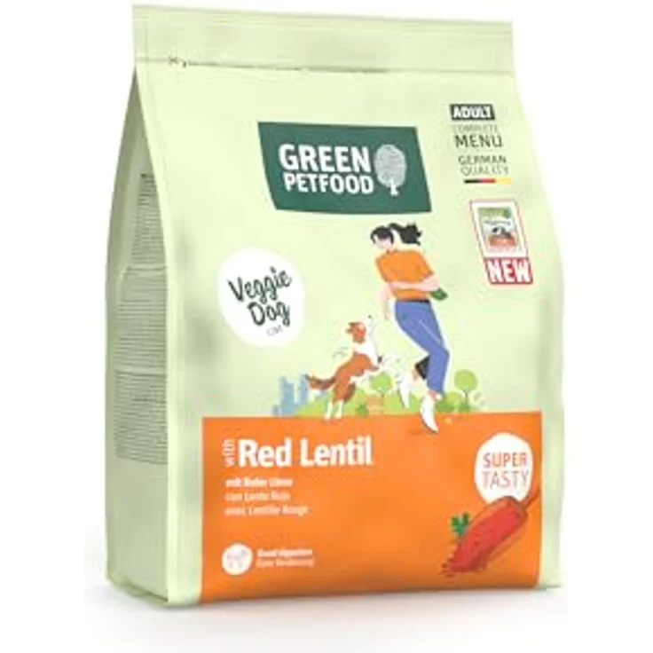 Green Petfood Red Lentil, Veganes Hunde-Trockenfutter mit roter Linse, 900 g – Bild 3