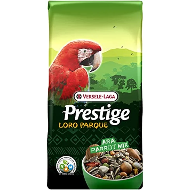 VERSELE-LAGA Prestige Loro Parque Ara Papageienmischung, angereicherte Samenmischung mit Vitaminen und Mineralien, 15 kg – Bild 1