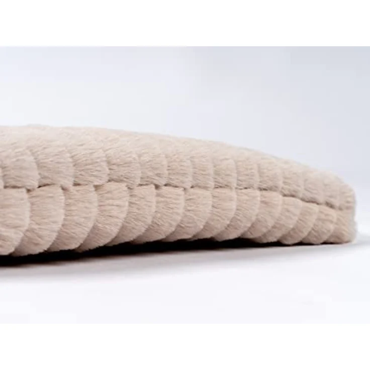 TrendPet Harmony, gefütterte Hundedecke und Katzendecke mit 4cm weicher Füllung, waschbar bei 30 °C, Creme, 60x45cm – Bild 2