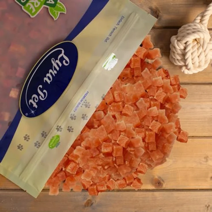 Lyra Pet® Hühnerbruststreifen, 10 kg, fettarmer Kausnack für Hunde, ideal für Welpen und Senioren, wiederverschließbarer Beutel – Bild 5