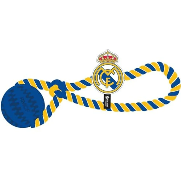 Cerda Real Madrid Hundeseil, strapazierfähiges Zerrspielzeug für aktive Hunde und Fußballfans – Bild 2