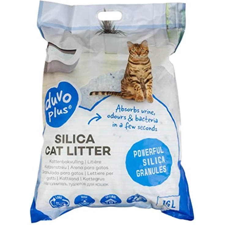 Duvo+ 989000 Premium Silica Katzenstreu, Cranberry, hochabsorbierend und geruchsneutral – Bild 2