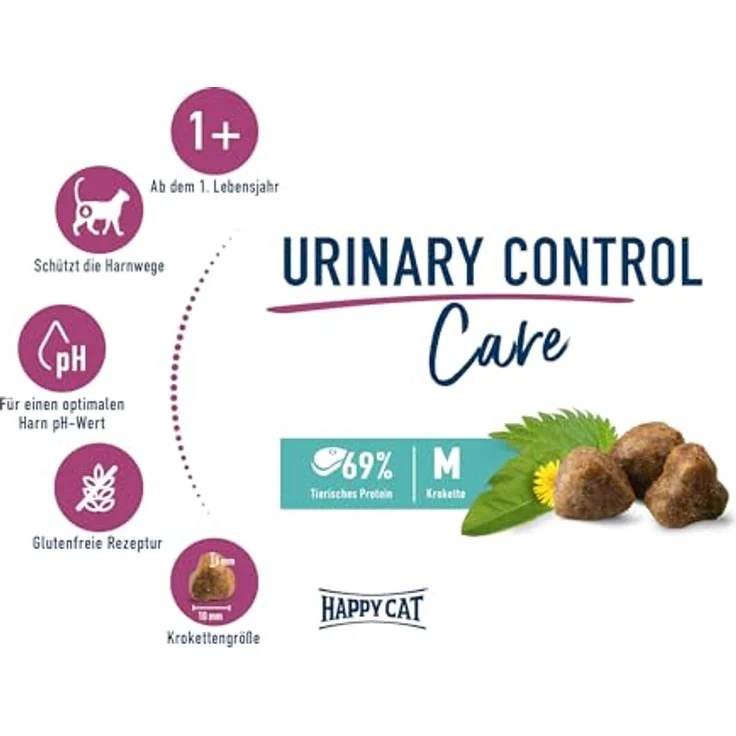Happy Cat Care Urinary Control, Glutenfreies Katzen-Trockenfutter, 10 kg für empfindlichen Harntrakt – Bild 4
