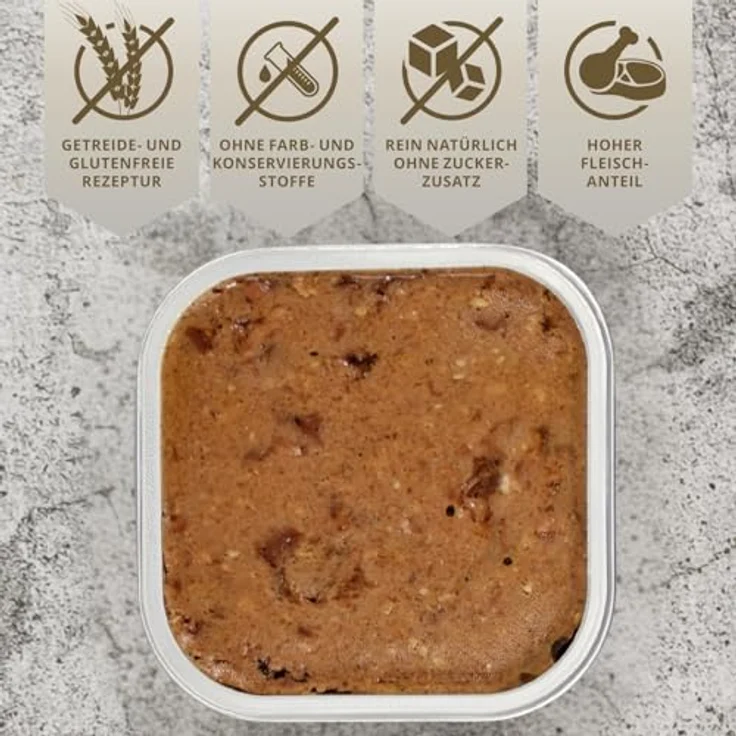 Lyra Pet Balu's Feine Paté, Katzen-Nassfutter reich an Pute, 17 x 100 g, getreidefrei & glutenfrei, hohe Protein- & Mineralstoffanteile – Bild 5