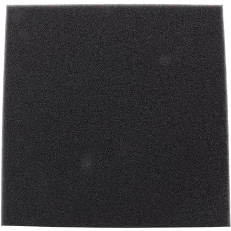 gws Filterschaum Schwarz 30PPI, 50 cm x 50 cm x 5 cm, zuschneidbar für Teich und Aquarium, optimale Feinfilterung und biologische Nachfilterung