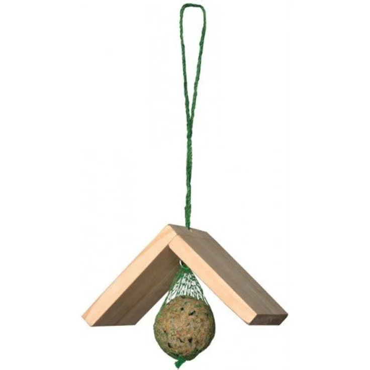 Erdtmann Meisenknödeldach Natur, Vogelhaus für Wildvögel mit Aufhängemöglichkeit, 11 x 10 x 8 cm – Bild 1