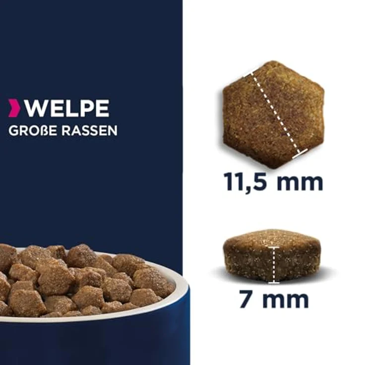 Eukanuba Welpenfutter mit Lamm & Reis, Trockenfutter für große Rassen, leicht verdaulich, 2,5 kg – Bild 3