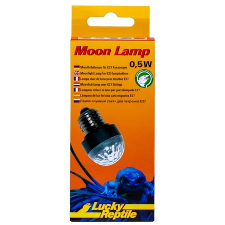 Lucky Reptile Moon Lamp, LED Mondlichtlampe für Terrarien, 0,5W, ideales Nachtlicht für nachtaktive Tiere – Bild 2